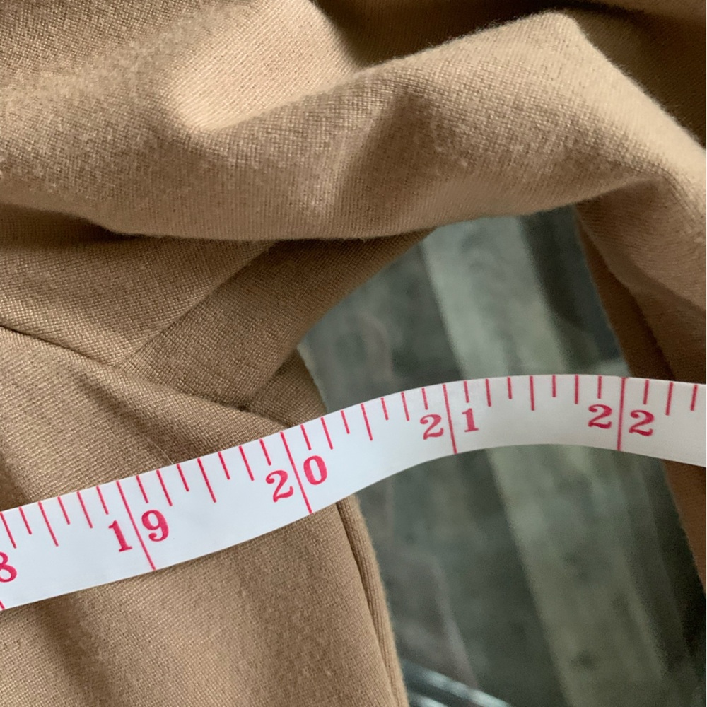 J. Jill Classic Tan Ponte Soft Knit Women's Blazer - Picture 13 of 14